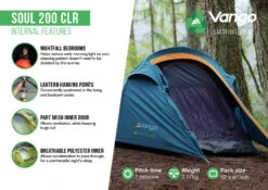 Vango Soul 200 CLR Tent -Outlet Camping Store soul 200 clr infographic lr2