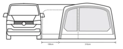 Outdoor Revolution Movelite T3E Mid Awning (220-255cm) -Outlet Camping Store t3e floor3 2