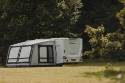 Vango Airbeam Vango Balletto Air 390 Elements Shield Caravan Awning (2023) -Outlet Camping Store van 22 lifestyle balletto shield 390 hi 45 medium