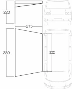 Featured Products -Outlet Camping Store vango 2019 awnings floorplan sun canopy poled 3m van