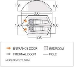 Vango Blade 200 Tent (2022) -Outlet Camping Store vango 2019 tents floorplan blade pro 200